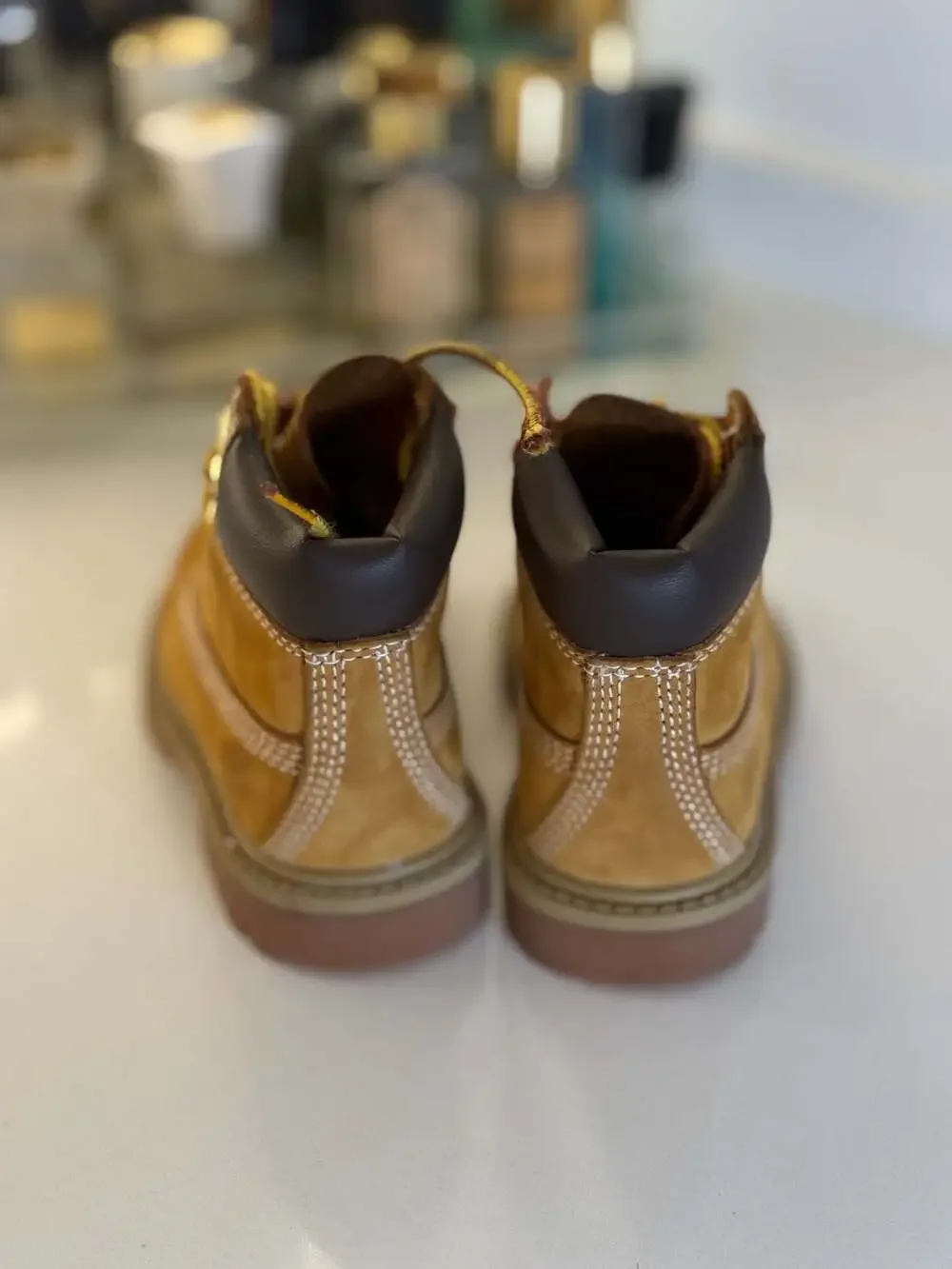 Timberland Toddler 6-Inch Premium Waterproof Boots in Wheat